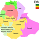 Ethiopia ethnic map